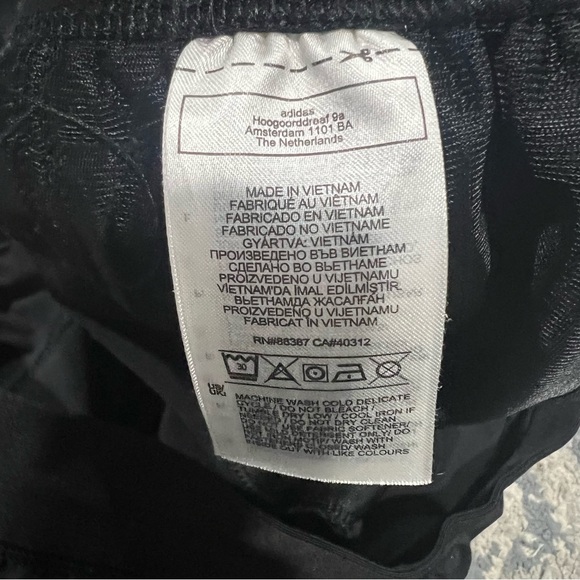 Women’s Adidas Workout Athletic Silky pants black with pockets size 2XLT Tall - Picture 6 of 6